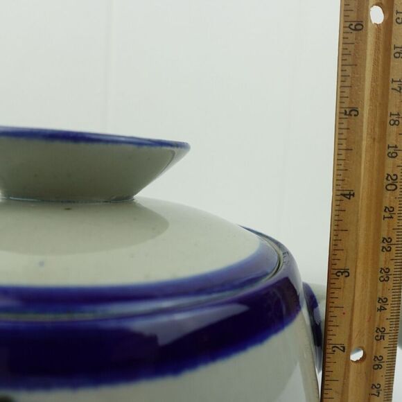 Ken Edwards Mexican Pottery Covered Casserole Pot with Lid Signed - Picture 15 of 15